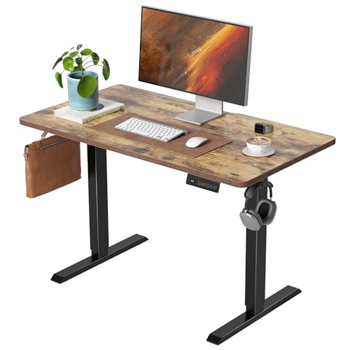 FEZIBO 昇降デスク 横120cm 奥行き60cm 高さ72〜118cm Amazon | FEZIBO 電動 昇降式デスク スタンディングデスク 幅